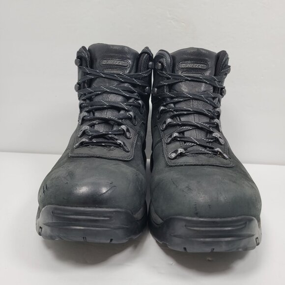 Hi-Tec Altitude IV Men's Waterproof Black Leather Boots US Size 12 - Picture 3 of 8